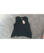 CYANSTYLE Women’s Black Small Stretch Cami Casual Tank Top NWT Free shipping - £9.23 GBP
