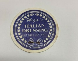 Higa&#39;s Italian Dressing POG Milkcap Hawaii Vintage Advertising 1993 - £6.70 GBP