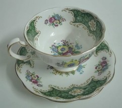 Royal Standard Fine Bone China England Multicolored Flowers Cup &amp; Saucer - £21.23 GBP