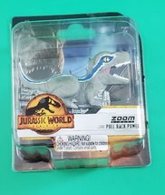 Jurassic World Dominion Zoom Riders, Velociraptor Blue Dinosaur Car Park Nip - £5.13 GBP