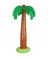 Inflatable Palm Tree Luau Party Decor 34&quot; Hawaiian Tropical Beach Summer... - $284.93 MXN