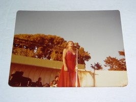 Helen Reddy Snapshot Candid Photo Rarity Vintage 1980 Framed Concert Pose - $24.99