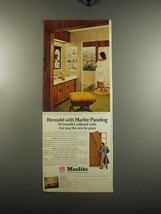 1969 Masonite Marlite Paneling Ad - Remodel with Marlite Paneling - £14.54 GBP