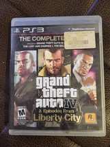 Grand Theft Auto IV &amp; liberty city Complete Ed.(PS3, 2008) with travel guide - $22.76