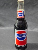 Vintage PEPSI COLA 12 Ounce Longneck 1980s FULL Bottle (NOT RICHARD PETTY!) - $12.08