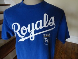 Blue Genuine Merchandise Kansas City Royals MLB Baseball Cotton T-shirt Adult L - £12.65 GBP