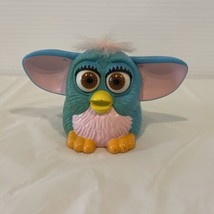 Vtg Furby McDonalds Happy Meal 1998 Blue Pink Hair Brown Eyes Tiger Toy - $8.00