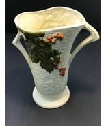 Vintage MCM 1968 Decorative Ceramic Pottery Creme Bushberry Vase, 12&quot;  G... - £22.31 GBP