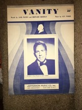 Vanity By Jack Manus, Bernard Bierman, Guy Wood Vintage Sheet Music Rare - £131.97 GBP