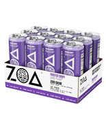 ZOA Zero Sugar Energy Drinks, Frosted Grape - 16 Fl Oz (12-Pack) - $37.39