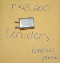 Uniden Scanner Radio / Cordless Phone Crystal Transmit T 48.200 MHz - £8.59 GBP