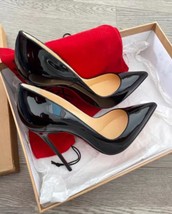 Xy red bottom shoes 12cm super shallow high heeled pumps for spring summer daily casual thumb200