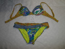 Trina Turk Amazonia Underwire Bikini Top &amp; Bottom INDIGO size 8-$164-NWOT - £58.47 GBP