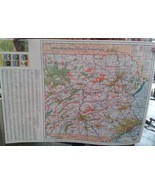 Eastern Pennsylvania Laminated Wall Map - £37.14 GBP