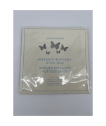 Pottery Barn Kids Mirrored Butterfly Stick-Ons Wall Decals Décor 5 Piece - £15.48 GBP