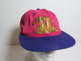 VTG 90s Disney The Lion King Simba Nala Hat Youth child Size RARE Goofys Co USA - £29.69 GBP