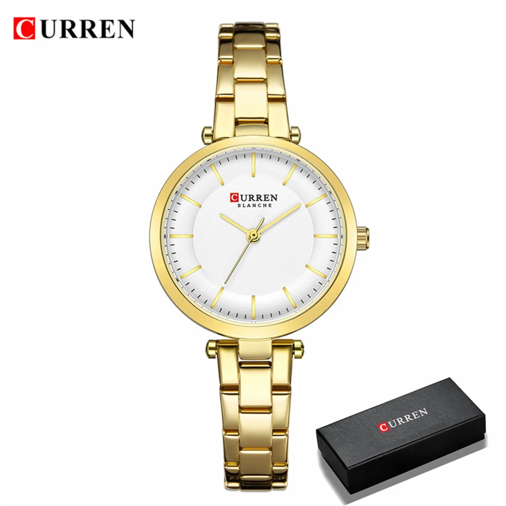 Watches for Women   Quartz Stainless Steel Clock Classic Elegant Golden  Wrist&#39;s - £28.71 GBP