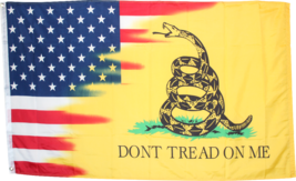 Usa American Gadsden Dont Tread On Me Rare Flag 2ND Amendment U.S. 3X5 Collector - £10.36 GBP+