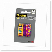 Decorative Washi Tape Set - 3 Rolls of Assorted Sizes for Creative Expression an - $27.71