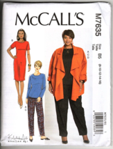 McCall&#39;s M7635 Misses 8 to 16 Jacket, Top, Dress and Pants Uncut Sewing ... - £12.35 GBP