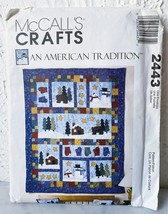 McCall&#39;s Crafts Christmas Quilt-Mantle Cover-Stockings-Pillow Pattern 24... - $9.45
