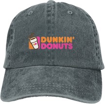 Hat For Men Women Dunkin Donuts Unisex Black Dad Cap Adjustable  Baseball Cap Pe - £151.87 GBP