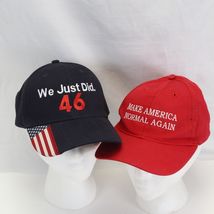 Make America Normal Again and We Just DId 46 Hats lot of 2 - $19.59