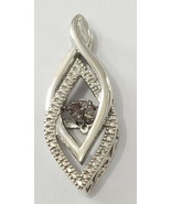 925 Sterling Silver Dancing Diamond Pendant - £45.42 GBP