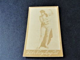 1880s G.W. Gail &amp; Ax&#39;s Navy Tobacco Card with black &amp; white image of lady. - £21.90 GBP