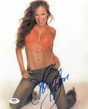 Christy Hemme signed 8x10 photo PSA/DNA COA WWE Autographed Wrestling Sexy - £46.85 GBP