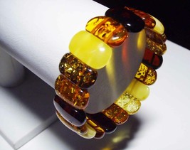 Amber Bracelet Natural Baltic Amber Beads Bracelet Amber Jewelry Women&#39;s bracele - £101.45 GBP