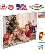 Versatile Clear Magnetic Frame for 8.5x11 Photos - UV-Resistant and Durable - $94.76 CAD