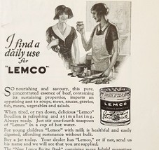 1929 Lemco Extract of Beef Advertisement Antique Food Stock Ephemera - $6.00