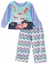 Candlesticks Girl&#39;s Blue Chevron Spring Easter Bunny Pajama Set, Size 4-5 - $11.13