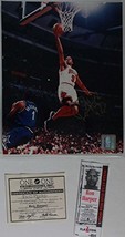 Ron Harper Signed Autographed Glossy 8x10 Photo (Chicago Bulls) + Ticket... - £35.60 GBP