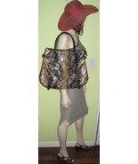 Vintage Women&#39;s Ladies CNKW Canada Snake Reptile Pattern Faux Shoulder B... - $61.12 CAD