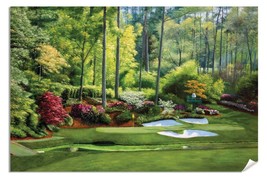 Augusta National Golf Hole 12 Golden Bell PGA 12Ri2 Oil Painting Wall Ar... - $24.99+