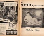Playbill   Reclining Figure 1954 Lyceum Theatre - £10.98 GBP