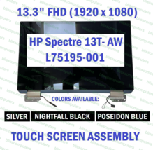 L72405-001 HP spectre 13-AW008CA 13-aw0048TU 13-aw FHD Touch Screen hinge up - £224.30 GBP