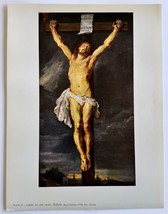 Christ On The Cross RUBENS Plate 33 Metropolitan Seminars 9x13 in. - £15.56 GBP