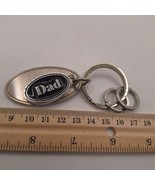 NWOT black and metal Dad keychain fob - £10.69 GBP