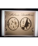 LIQUOR STORE STUDIO STORE DISPLAY! 1950s VINTAGE PHOTO! MELRÔSE DISTILLERS - $374.40 MXN