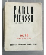 Pablo Picasso by Christian Zervos Vol 10 , years 1939-1940 - $639.40 CAD