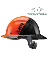 Lift Safety HDF-50C19OC Dax 50/50 Carbon Fiber Full Brim Hard Hat Orange... - £137.61 GBP
