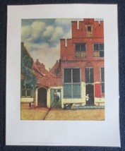 Little Street (1658) - Johannes Vermeer - Vintage Original Laminated Art Print - £38.11 GBP