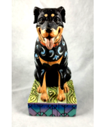 Jim Shore &quot;Roddie&quot; Dog Statue Rottweiler 7 in Tall # 4009744 From 2007 B... - $19.99