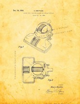 Vacuum Cleaner Patent Print - Golden Look - £6.25 GBP+