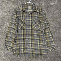 Dickies Heavy Flannel Shirt Plaid Button Up Mens Size 2XL 50-52 - £16.57 GBP
