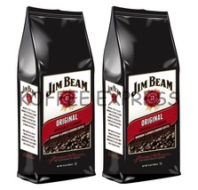  Jim Beam Original Bourbon Flavored Ground Coffee, 2 bags/12 oz each - $24.00