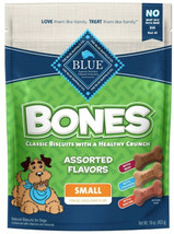 Blue Buffalo Classic Bone Biscuits Assorted Flavors Small 48 oz (3 x 16 oz) Blue - £56.46 GBP